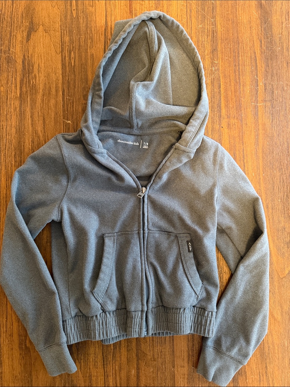 abercrombie kids Charcoal Gray Full-Zip Hoodie